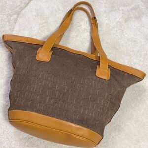 Chic Brown and Tan Tote Bag